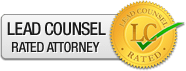 This Attorney is Lead Counsel Rated. Click here for more Information.